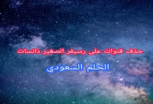 حذف قنوات على رسيفر الصغير دانسات