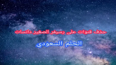 حذف قنوات على رسيفر الصغير دانسات