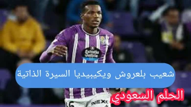 شعيب بلعروش ويكيبيديا السيرة الذاتية