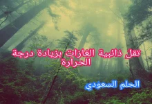 تقل ذائبية الغازات بزيادة درجة الحرارة