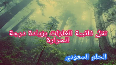 تقل ذائبية الغازات بزيادة درجة الحرارة