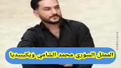 الممثل السوري محمد الشامي ويكيبيديا