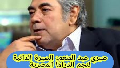 صبري عبد المنعم السيرة الذاتية