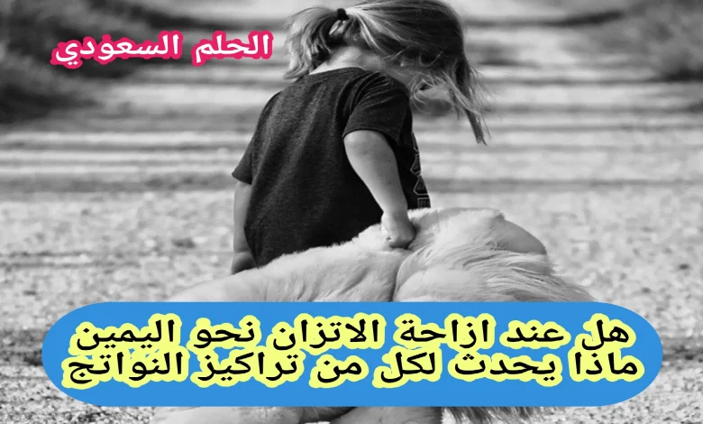 هل عند ازاحة الاتزان نحو اليمين ماذا يحدث لكل من تراكيز النواتج