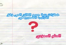 خطوات بنية جسم الكائن الحي وفق الترتيب الصحيح