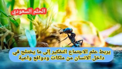 يربط علم الاجتماع التفكير إلى ما يختلج في داخل الانسان من ملكات ودوافع واعية