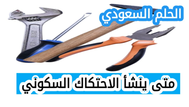 متى ينشأ الاحتكاك السكوني