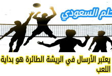 يعتبر الأرسال في الريشة الطائرة هو بداية اللعب صواب ام خطا
