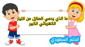 ما الذي يحمي المنازل من التيار الكهربائي الكبير
