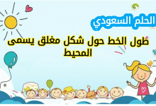 طول الخط حول شكل مغلق يسمى المحيط