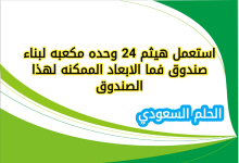 استعمل هيثم 24 وحده مكعبه لبناء صندوق فما الابعاد الممكنه لهذا الصندوق