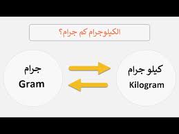 الفرق بين الجرام والكيلوجرام