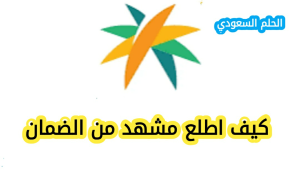 كيف اطلع مشهد من الضمان؟