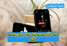 كيف انزل فيديو تيك توك بدون علامه مائيه