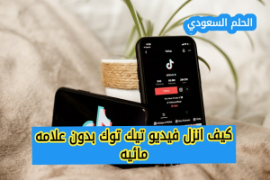 كيف انزل فيديو تيك توك بدون علامه مائيه