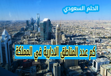 كم عدد المناطق الادارية في المملكة