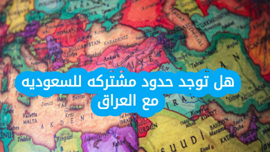 هل توجد حدود مشتركه للسعوديه مع العراق