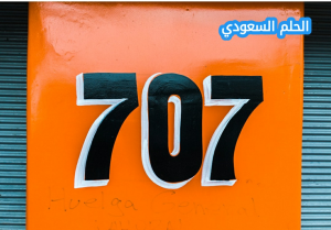 الصورة توضح الرمز 707 المرتبط بإحدى القبائل السعودية