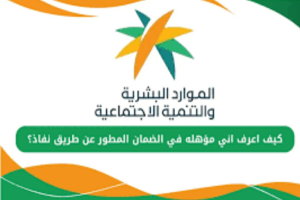 كيف اعرف اني مؤهل في الضمان