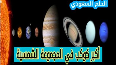 2. أكبر كواكب المجموعة الشمسية (1 نقطة)
