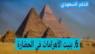 بنيت الأهرامات في الحضارة