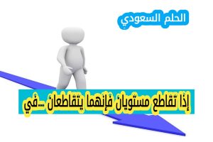  إذا تقاطع مستويان فإنهما يتقاطعان في
