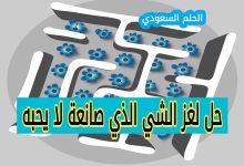 ما هو الشيء الذي صانعة لا يحبه والمشتري لا يستخدمه ومستخدمه لا يراه