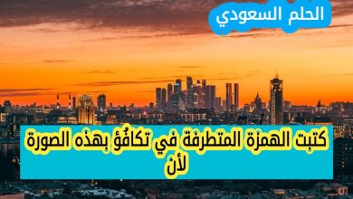 كتبت الهمزة المتطرفة في تكافُؤ بهذه الصورة لأن