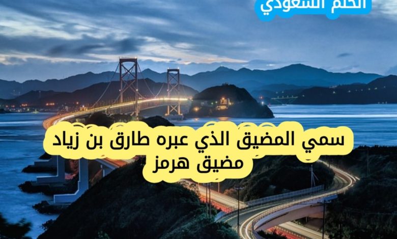سمي المضيق الذي عبره طارق بن زياد مضيق هرمز (1 نقطة)