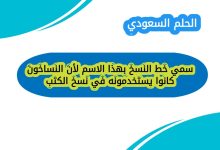 سمي خط النسخ بهذا الاسم