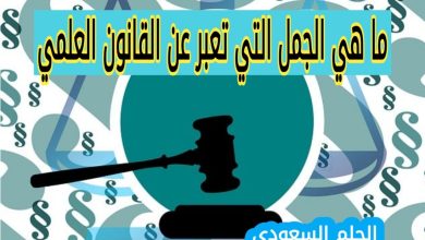 الفرق بين القانون العلمي والنظرية العلمية