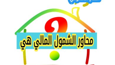محاور الشمول المالي هي