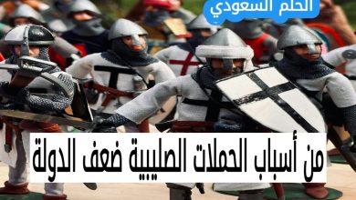 1. من أسباب الحملات الصليبية ضعف الدولة