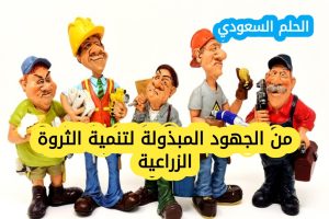 من الجهود المبذولة لتنمية الثروة الزراعية