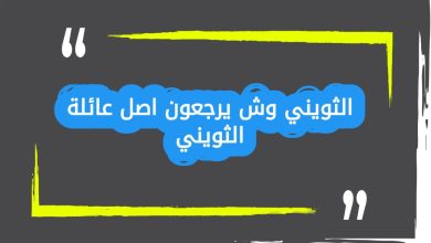 الثويني وش يرجعون اصل عائلة الثويني