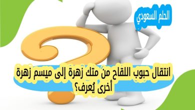 انتقال حبوب اللقاح من متك زهرة إلى ميسم زهرة أخرى يُعرف؟