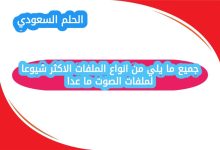 جميع ما يلي من انواع الملفات الاكثر شيوعا لملفات الصوت ما عدا