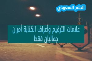 علامات الترقيم وأعراف الكتابة أمران جماليان فقط صواب أم خطأ 