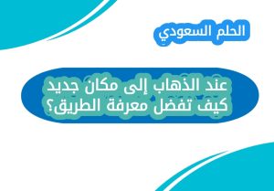 عند الذهاب إلى مكان جديد كيف تفضل معرفة الطريق؟عند الذهاب إلى مكان جديد كيف تفضل معرفة الطريق؟