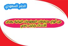 من أنواع مخططات المعلومات البيانية يعرض الأحداث بترتيب زمني