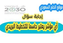 أي مؤشر يعتبر حاسما للتخطيط البريدي