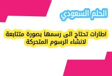 اطارات تحتاج الى رسمها بصورة متتابعة لانشاء الرسوم المتحركة