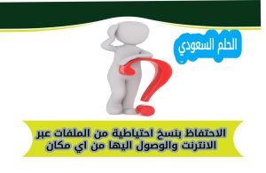 الاحتفاظ بنسخ احتياطية من الملفات عبر الانترنت والوصول اليها من اي مكان