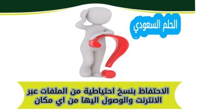 الاحتفاظ بنسخ احتياطية من الملفات عبر الانترنت والوصول اليها من اي مكان