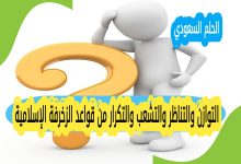 التوازن والتناظر والتشعب والتكرار من قواعد الزخرفة الإسلامية