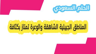 المناطق الجبيلية الشاهقة والوعرة تمتاز بكثافة