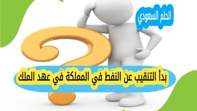 بدأ التنقيب عن النفط في المملكة في عهد الملك