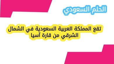 تقع المملكة العربية السعودية في الشمال الشرقي من قارة آسيا