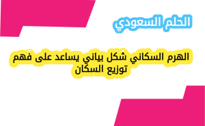 الهرم السكاني شكل بياني يساعد على فهم توزيع السكان