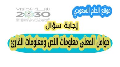 حوامل المعنى معلومات النص ومعلومات القارئ